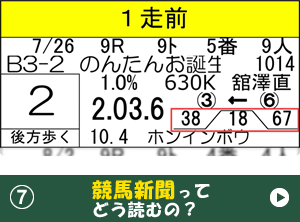 ⑦競馬新聞ってどう読むの？