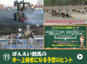 ⑪ばんえい競馬の中～上級者になる予想のヒント